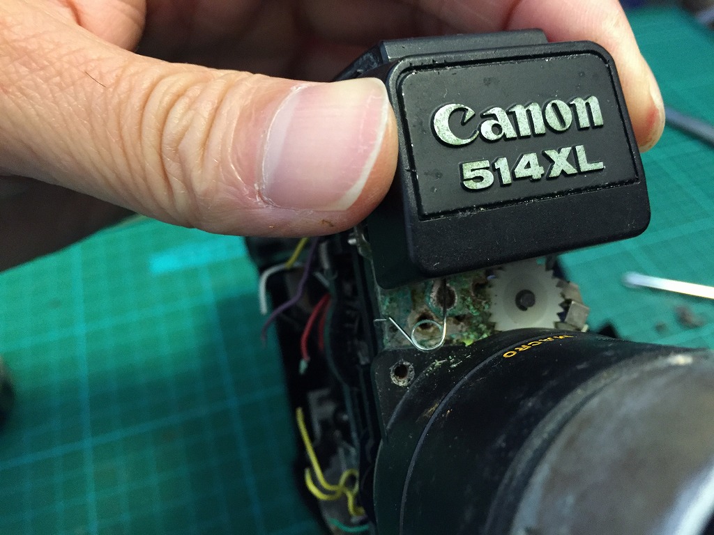 Canon XLを分解してみました   マディ折原のfilm club blog  muddy